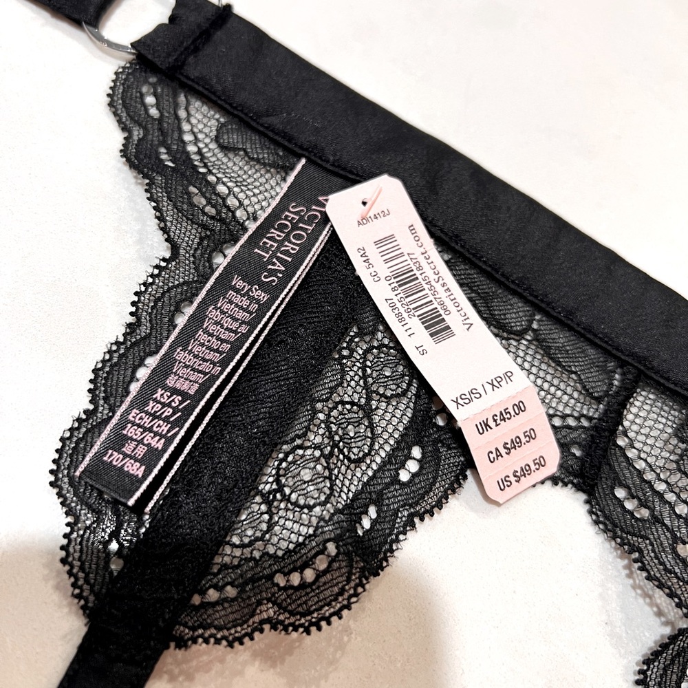 Victoria’s Secret Very Sexy Shine Strap Lace Garter Belt - Picture 9 of 10
